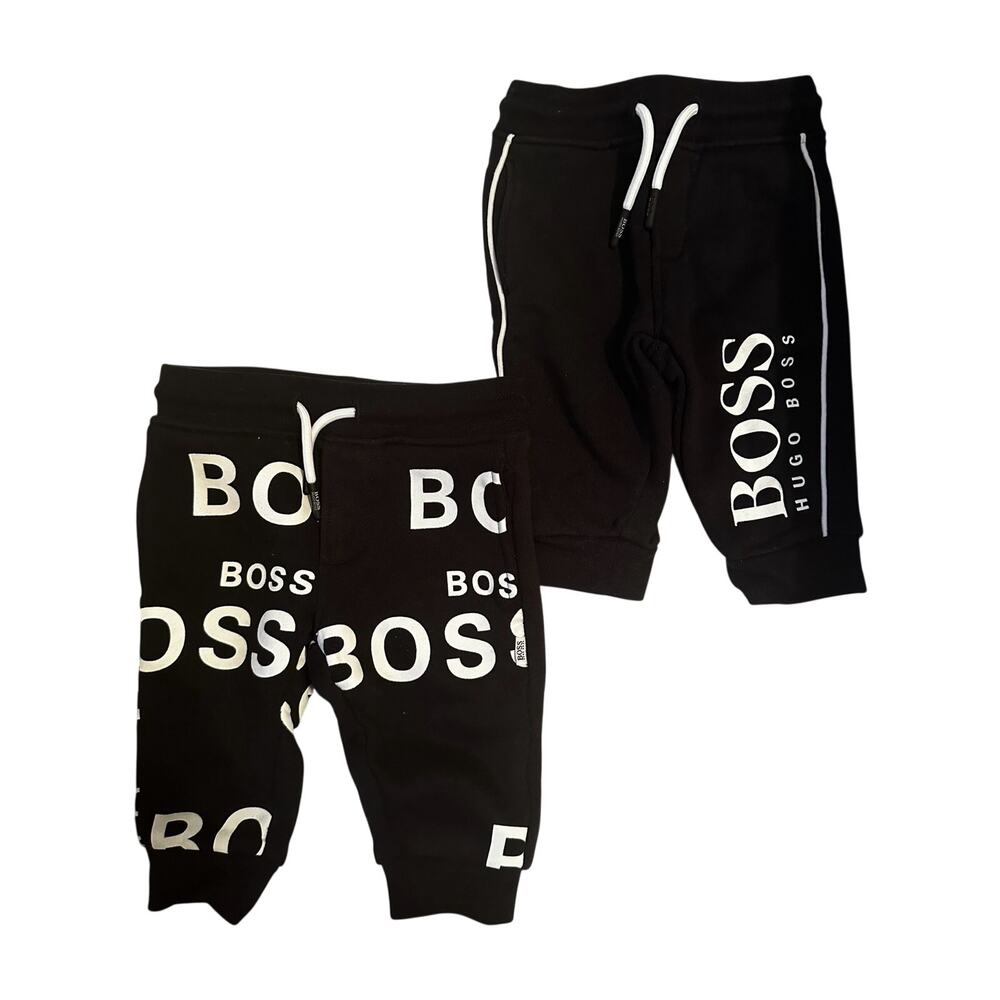 Two pairs of boys BOSS sweats 3M